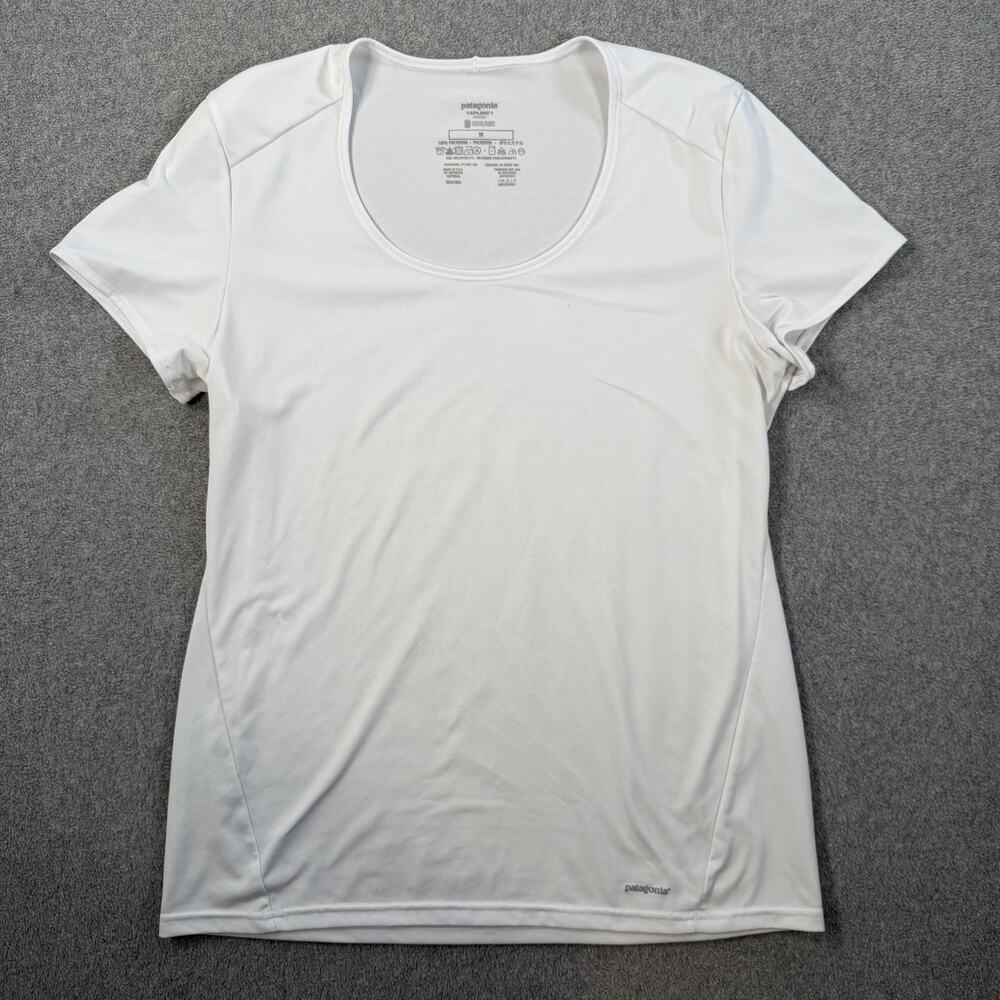 Patagonia Capilene Silkweight Baselayer T-Shirt Women's Medium White
